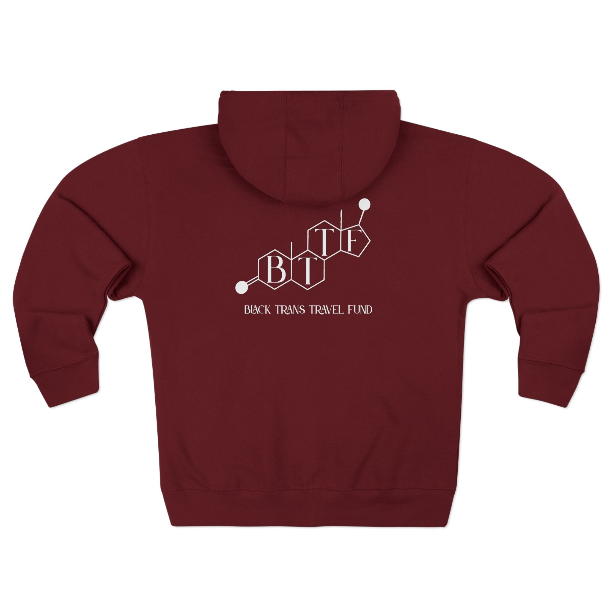 BTTF - Black Trans Travel Fund Unisex Zip-Up Hoodie