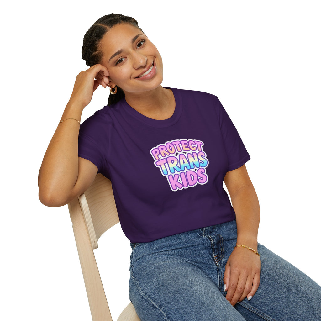 Unisex Softstyle T-Shirt - Protect Trans Kids Tee