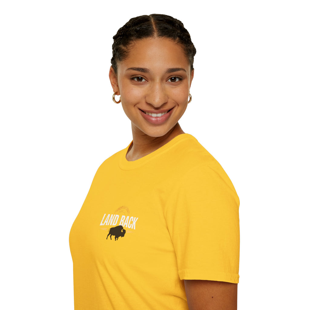 'Land Back' Unisex Softstyle T-shirt