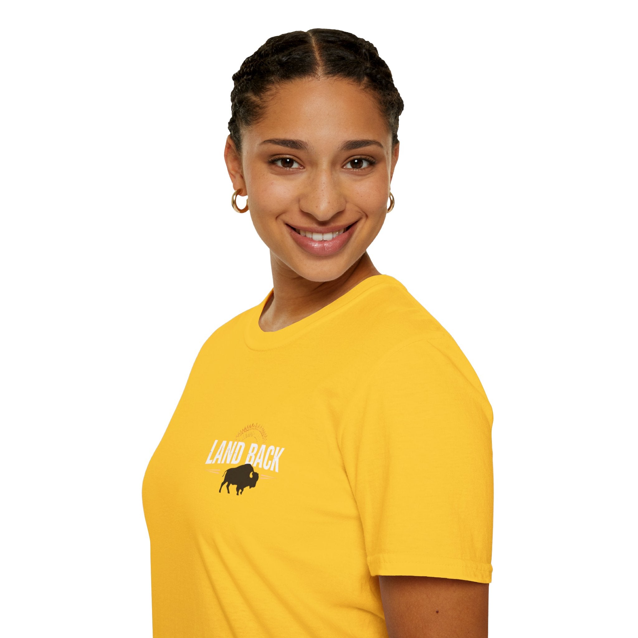 'Land Back' Unisex Softstyle T-shirt