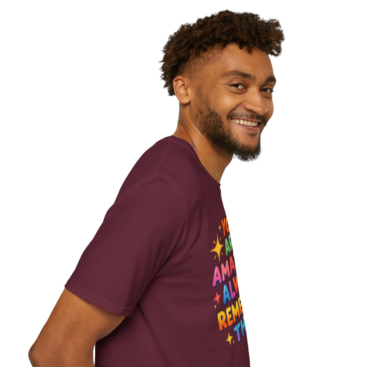 You Are Amazing T-Shirt — Colorful Inspirational Graphic Tee
