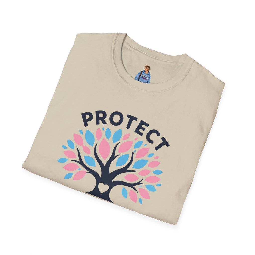 Protect Trans Kids Pride Tree Las Vegas T-Shirt