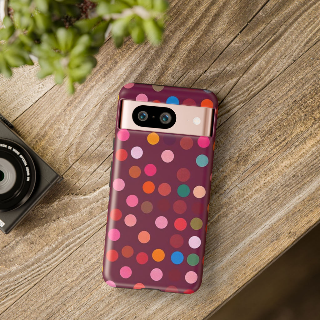 Polka-Dot Colorful Tough Case for Android