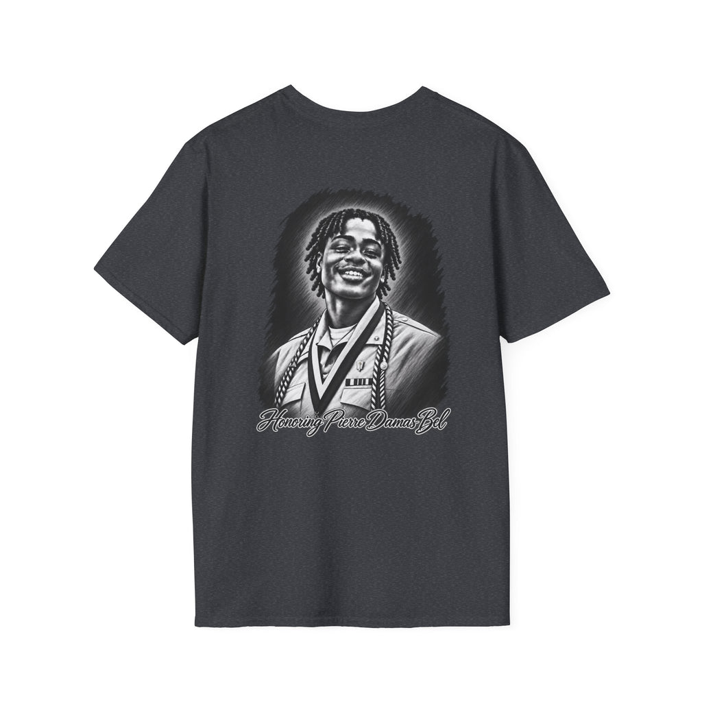 Portrait Front and Back - In Memory of Pierre Damas Bel T-Shirt