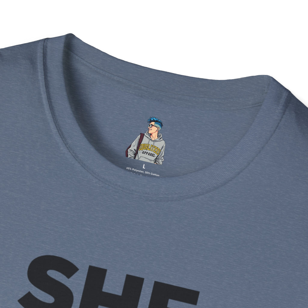 She Said Stop T-Shirt - Bold Statement Tee for Consent Awareness