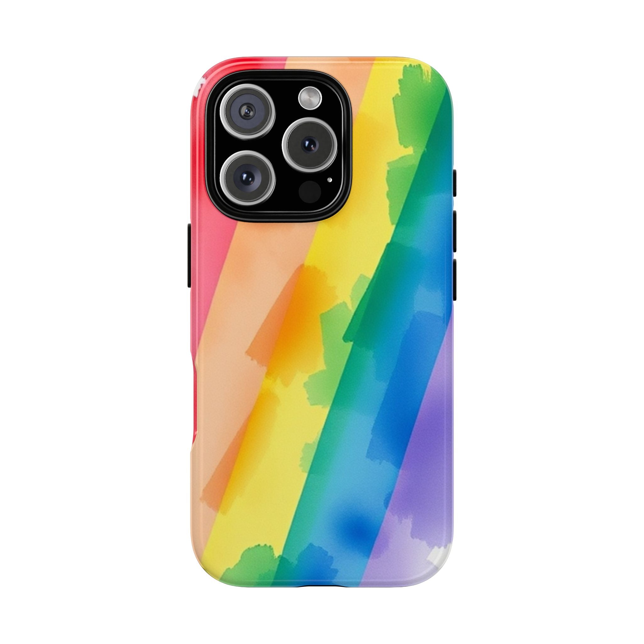 Rainbow Watercolor Art Tough Cases For Android & iPhone