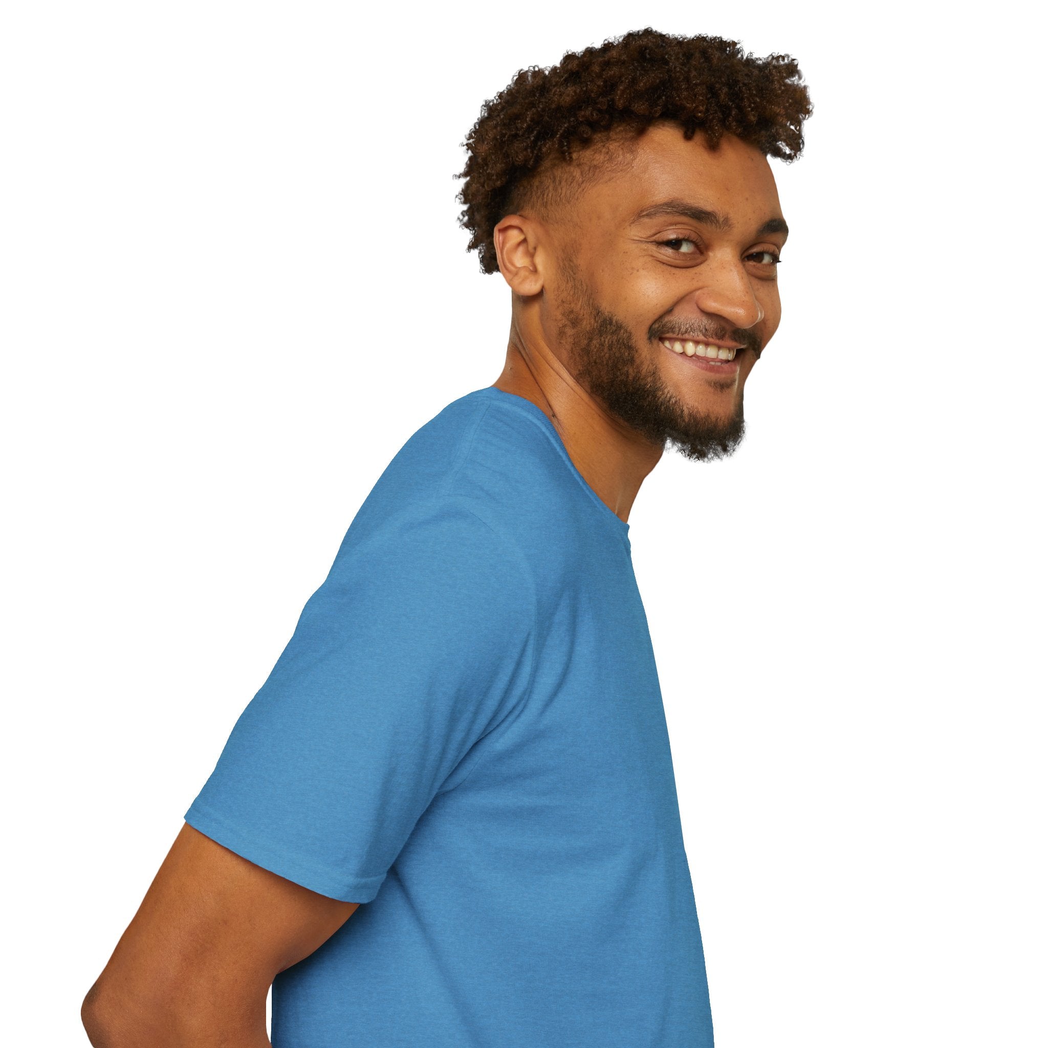 Unity and Heritage Unisex Softstyle T-Shirt with Pan-African Heart
