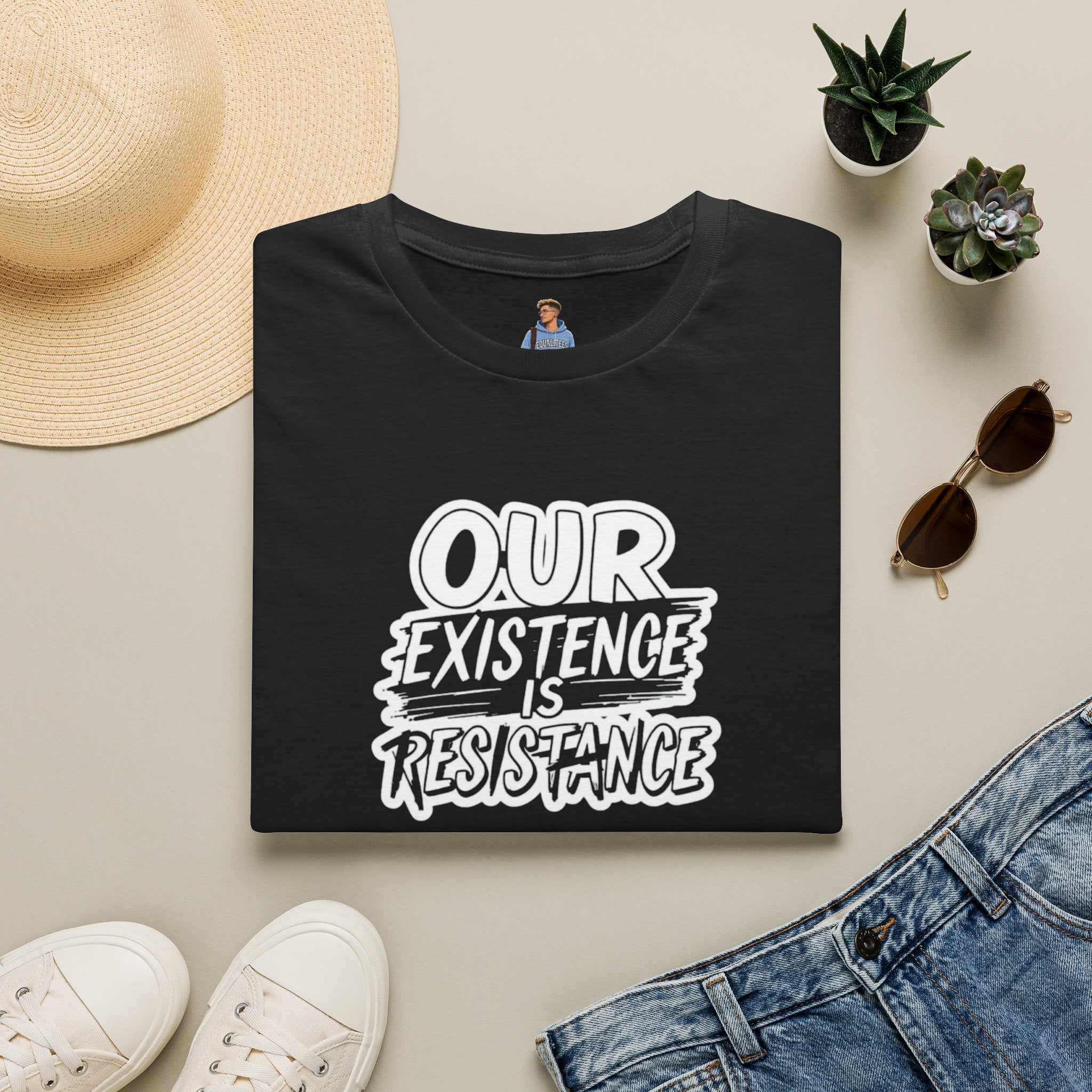Our Existence is Resistance Statement Tee