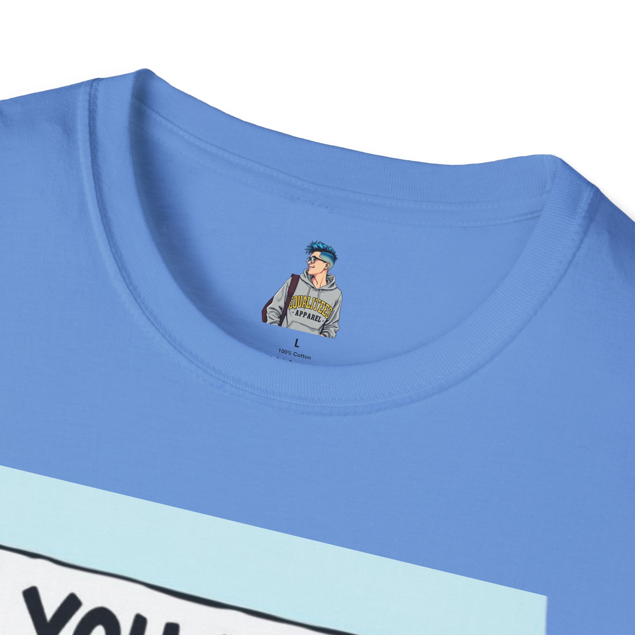 You Don't Know Me Enough to Hate Me Trans Pride T-Shirt - Unisex Softstyle Tee for Casual Wear