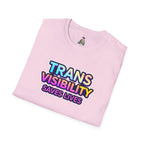 Unisex Softstyle T-Shirt - Trans Visibility Saves Lives Statement Tee