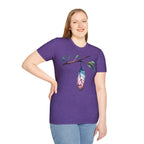 Trans Caterpillar to Butterfly Transformation T-Shirt, Unisex Graphic T-Shirt