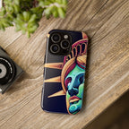 Statue of Liberty Neon Glowing Art Tough Case for Android & iPhone