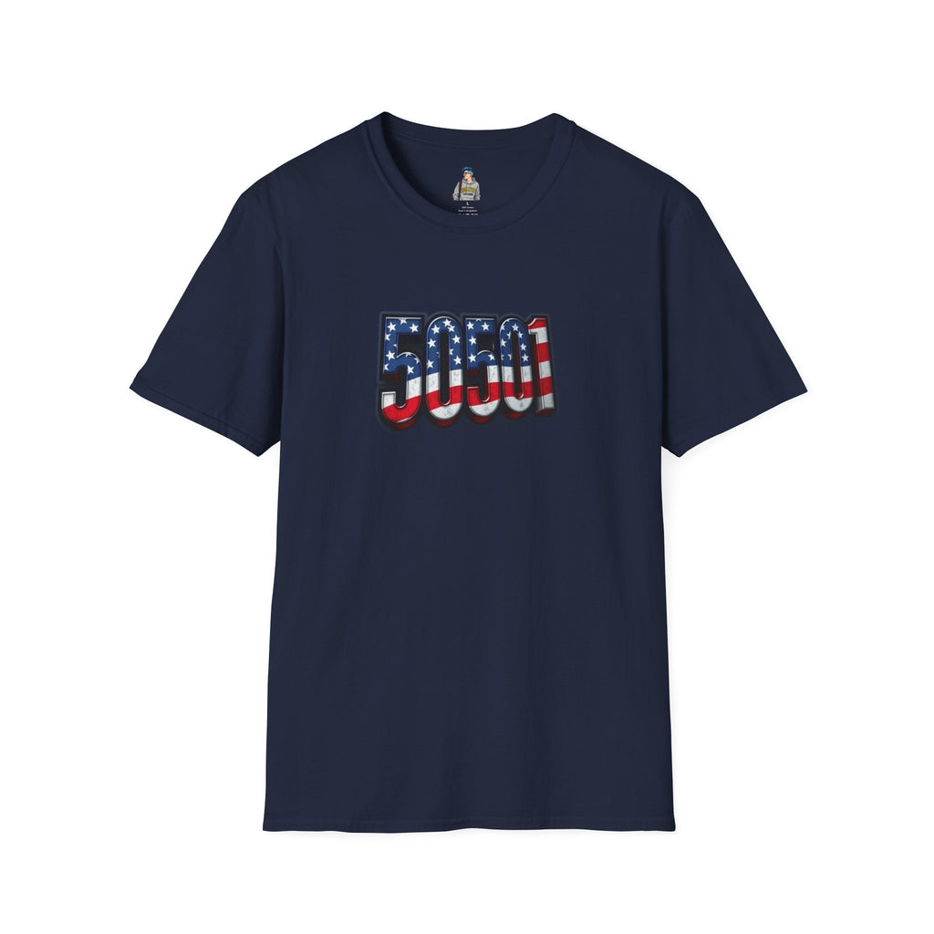 Patriotic Unisex T-Shirt - 50501 We The People Rise - American Flag Design