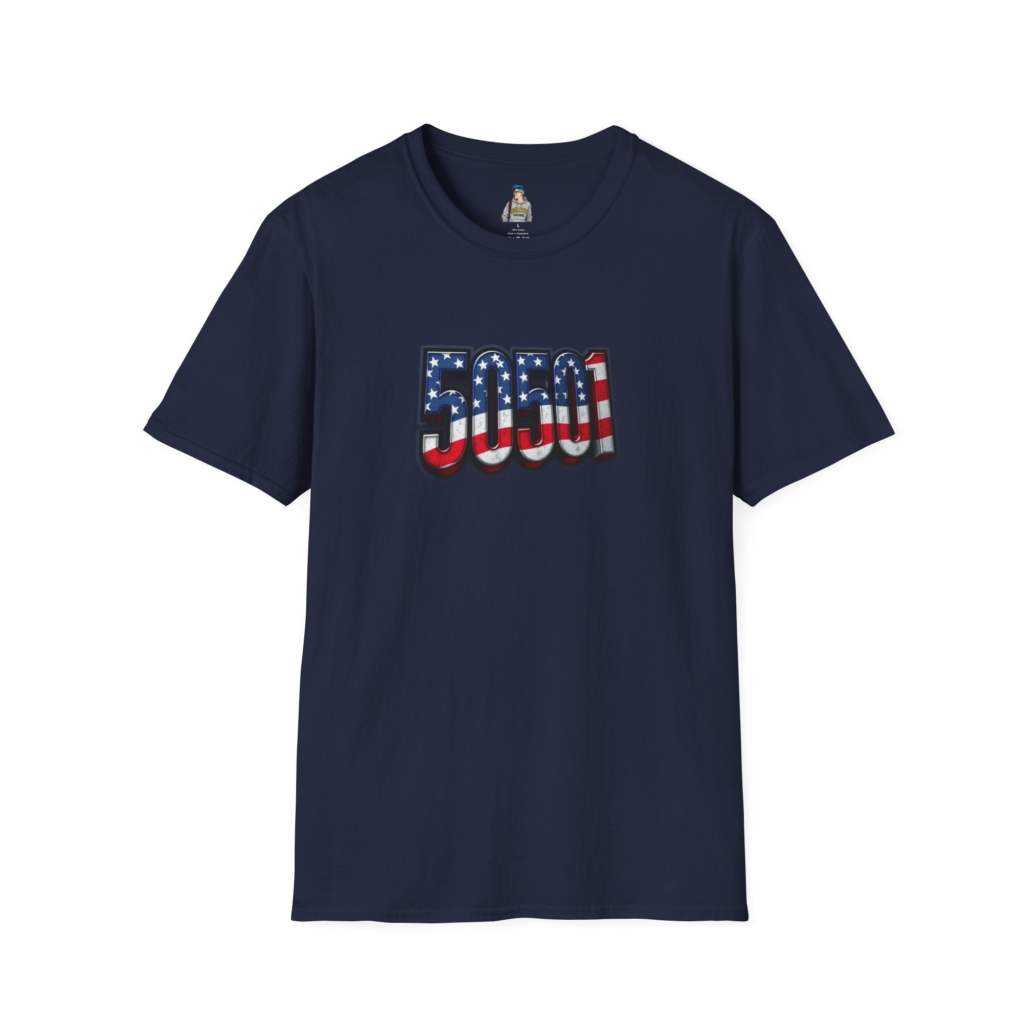 Patriotic Unisex T-Shirt - 50501 We The People Rise - American Flag Design