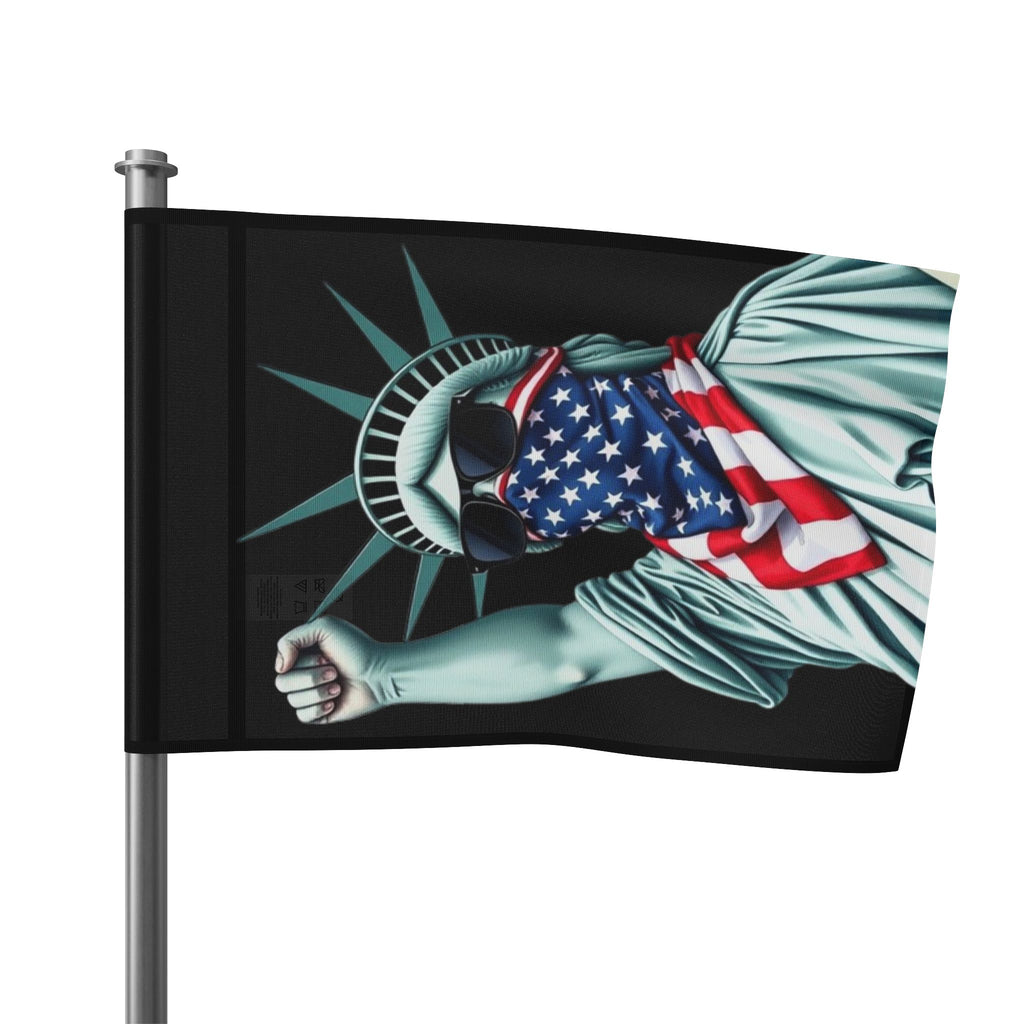 Resist With Lady Liberty Flag Design