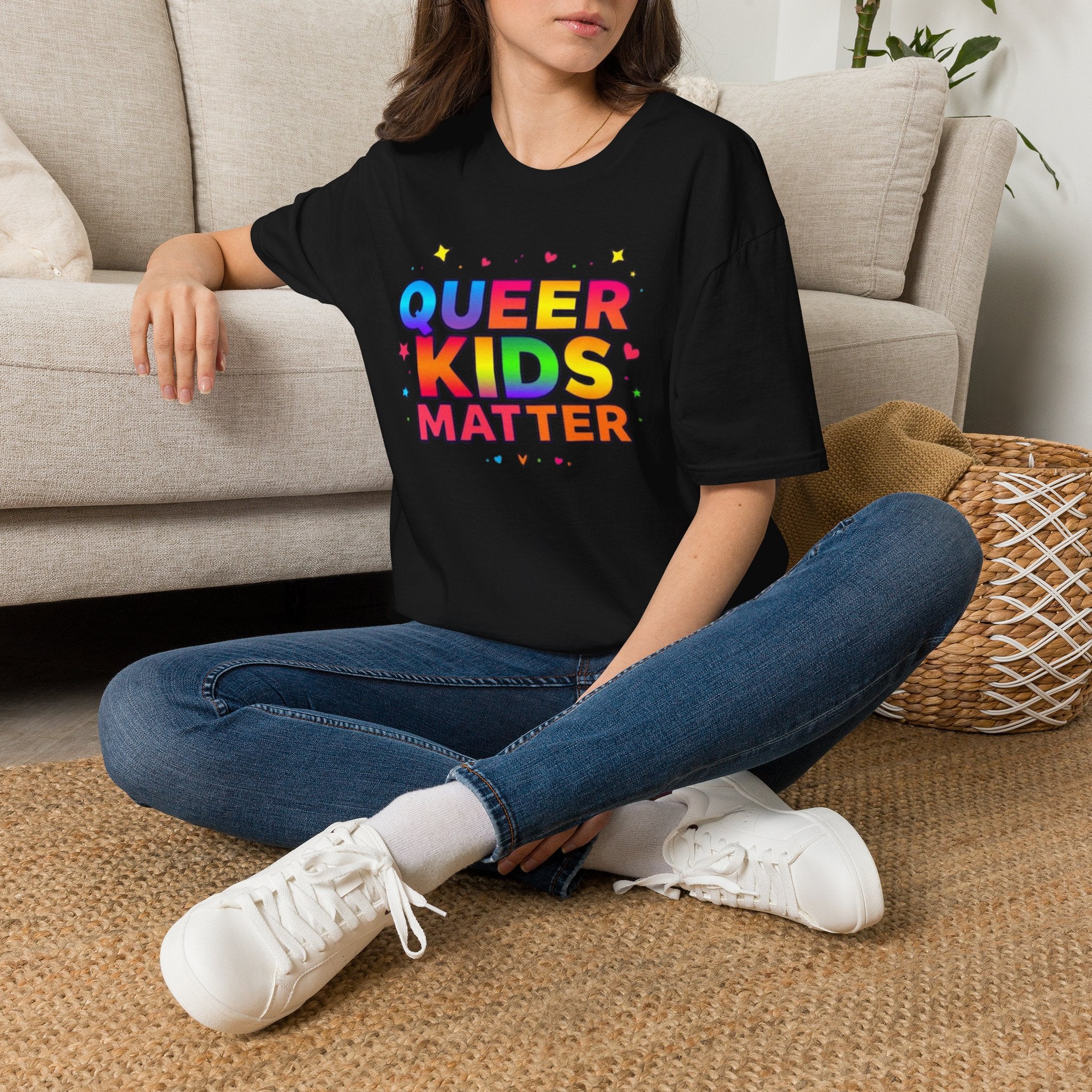 Colorful Queer Kids Matter Pride T-Shirt