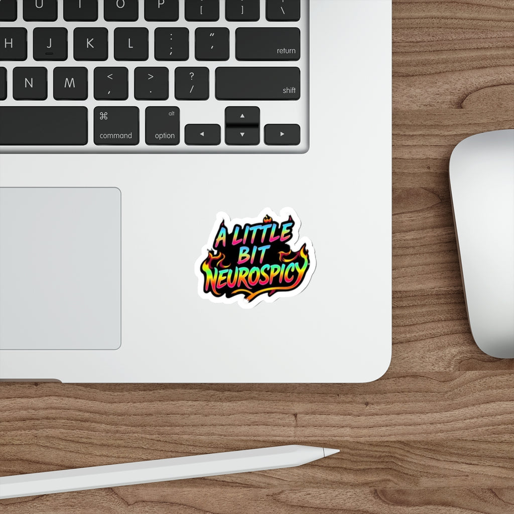 Die-Cut Stickers - A LITTLE BIT NEUROSPICY