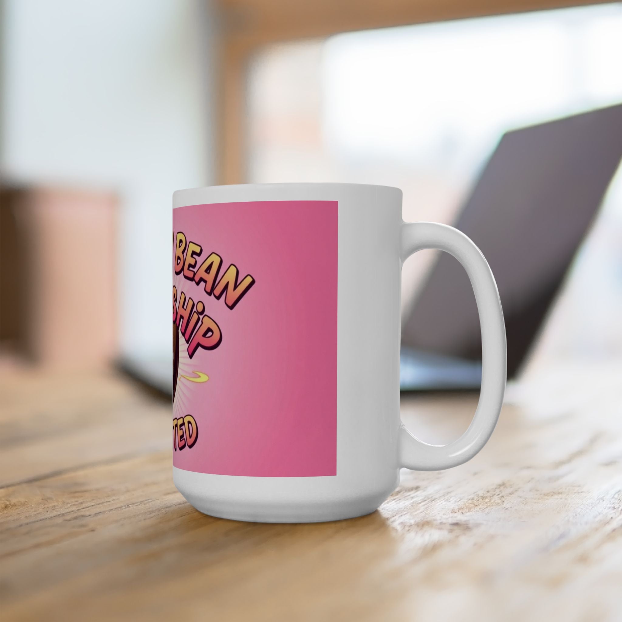 The only Bean I Worship is Roasted Funny - Ceramic Mug - Perfect Gift for Coffee Lovers