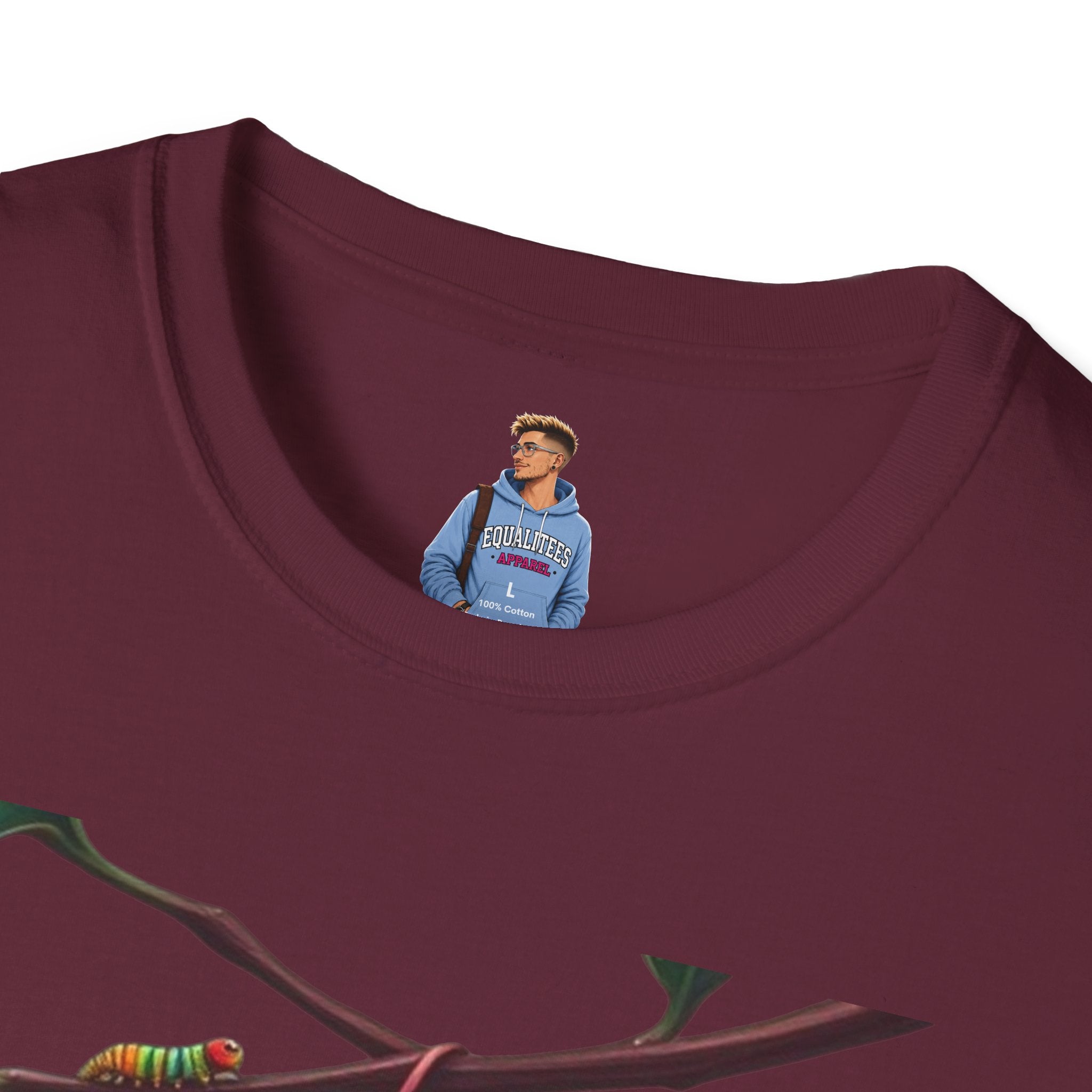 Rainbow Butterfly Cocoon Pride T-Shirt