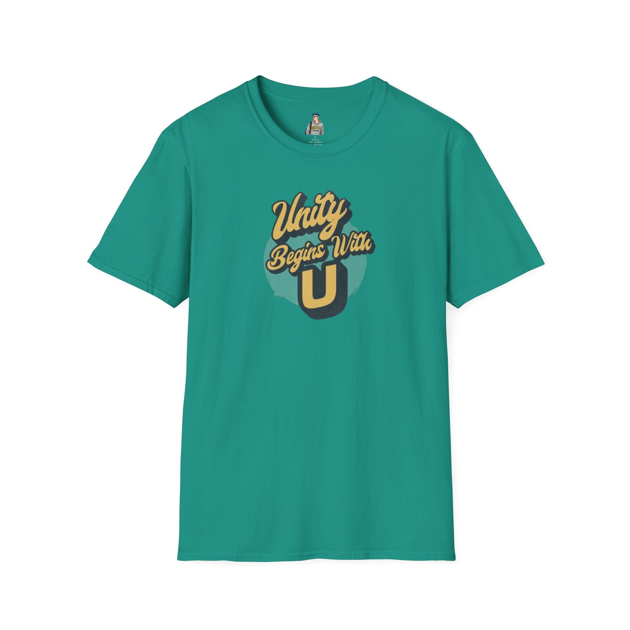 Unity Begins With U Unisex Softstyle T-Shirt