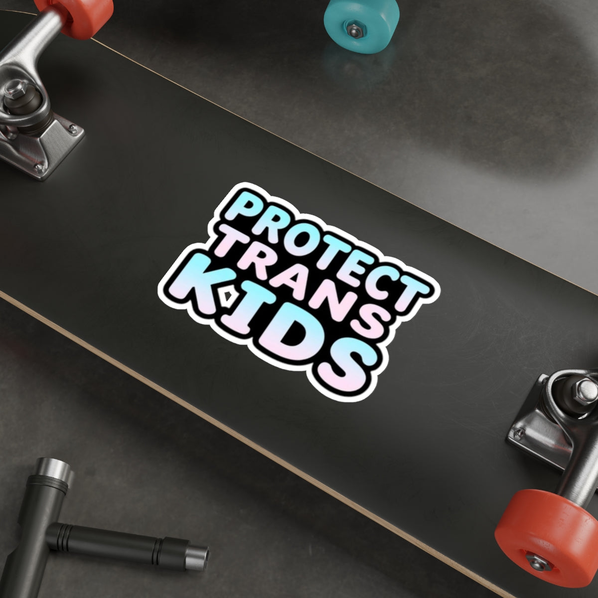 Die-Cut Stickers - PROTECT TRANS KIDS