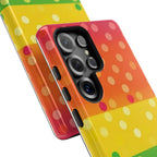 Rainbow Polka-Dot Tough Case for Android