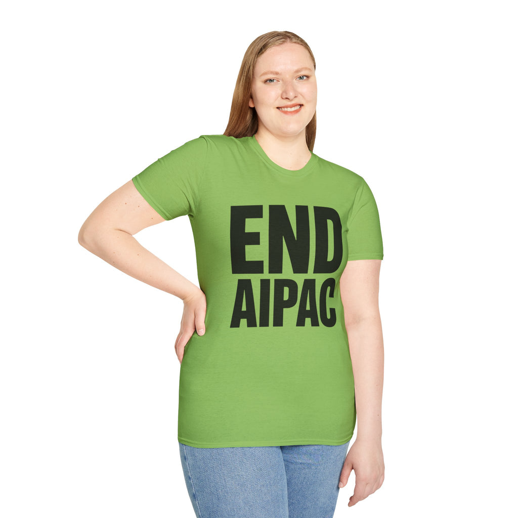 END AIPAC Bold Protest T-Shirt