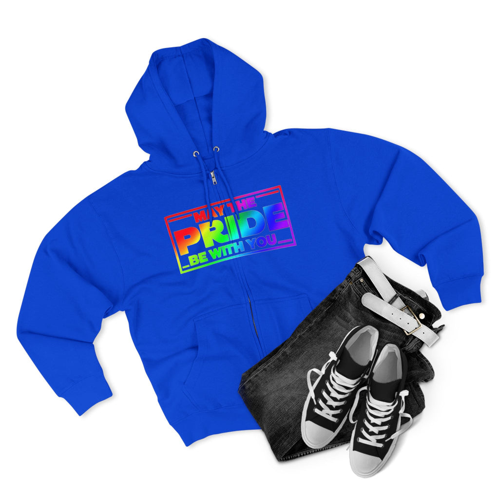 Pride Zip Hoodie - "May the Pride Be with You" Unisex