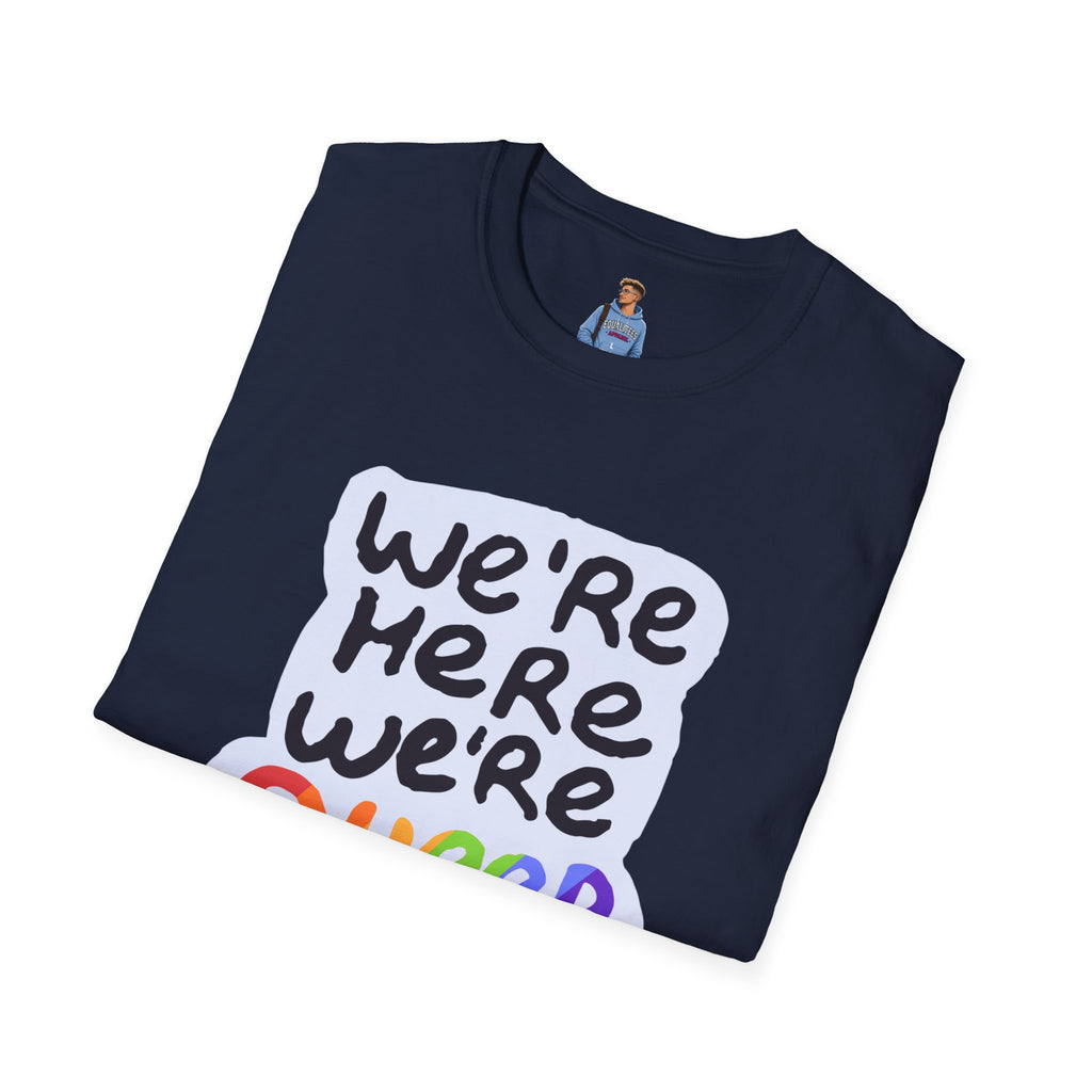 We’re Here We’re Queer Pride Tree Las Vegas T-Shirt
