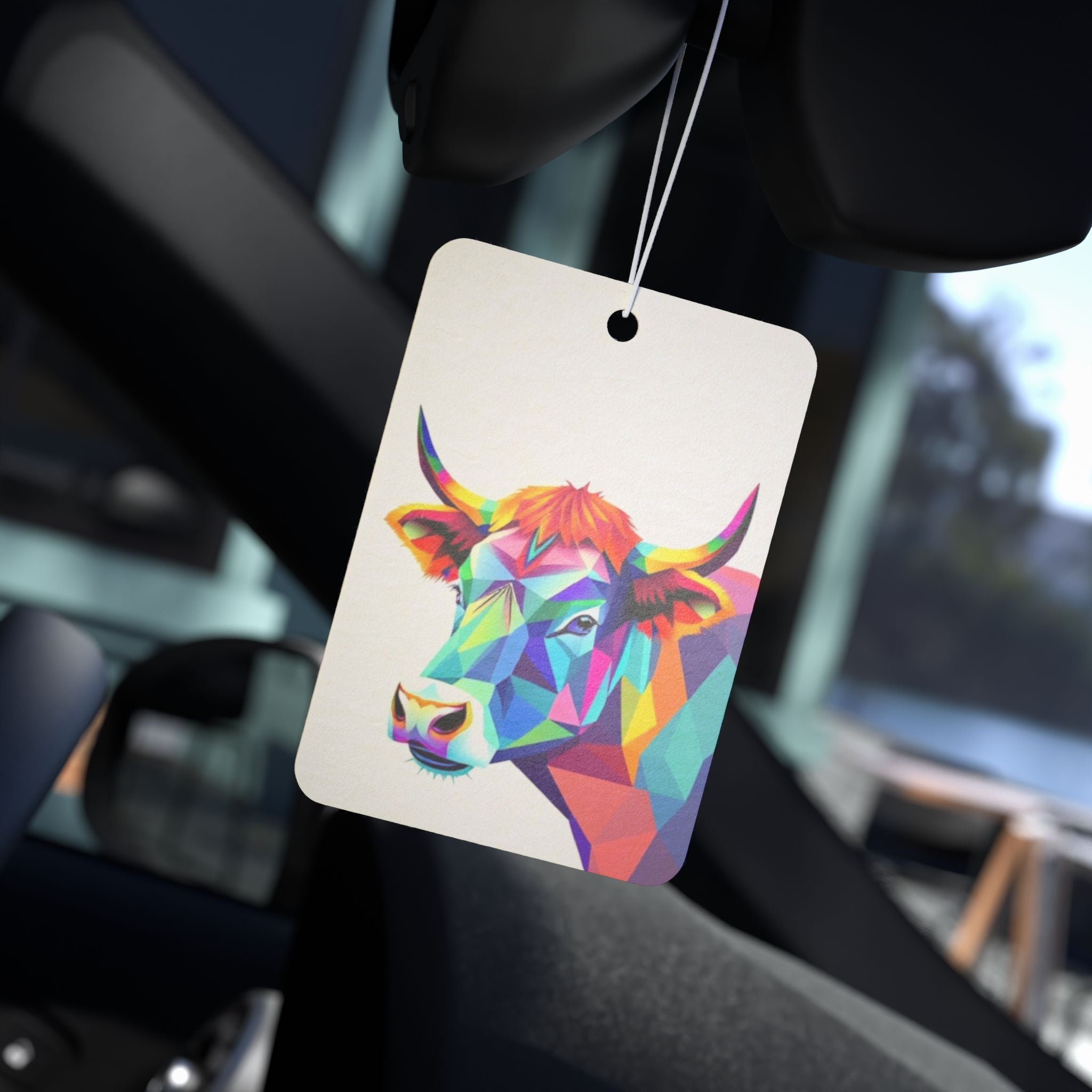 Fractal Bull - Car Air Freshener - Eclectic and Aromatic