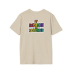 Unisex Softstyle T-Shirt - Pride Heart Design with 'Existence is Resistance'