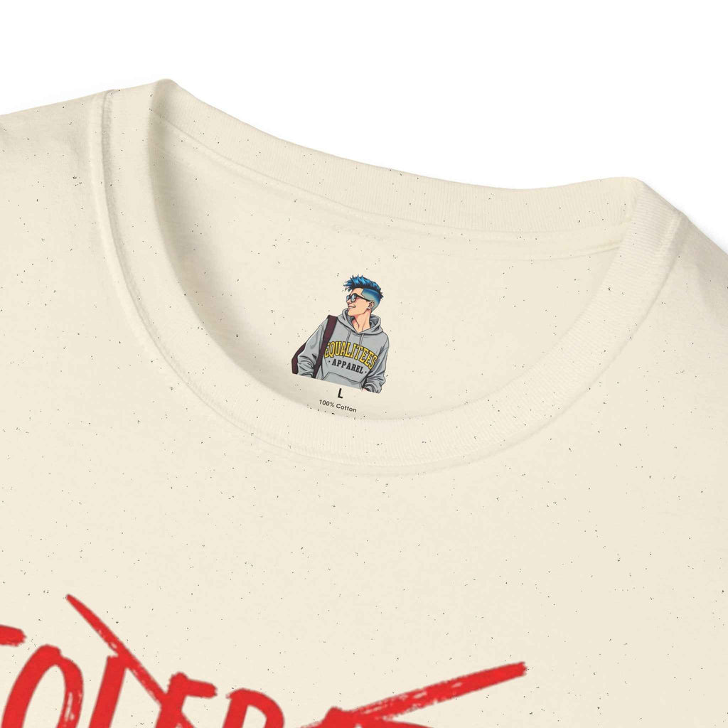 Celebrated T-Shirt — Not tolerated, Celebrated Slogan Tee