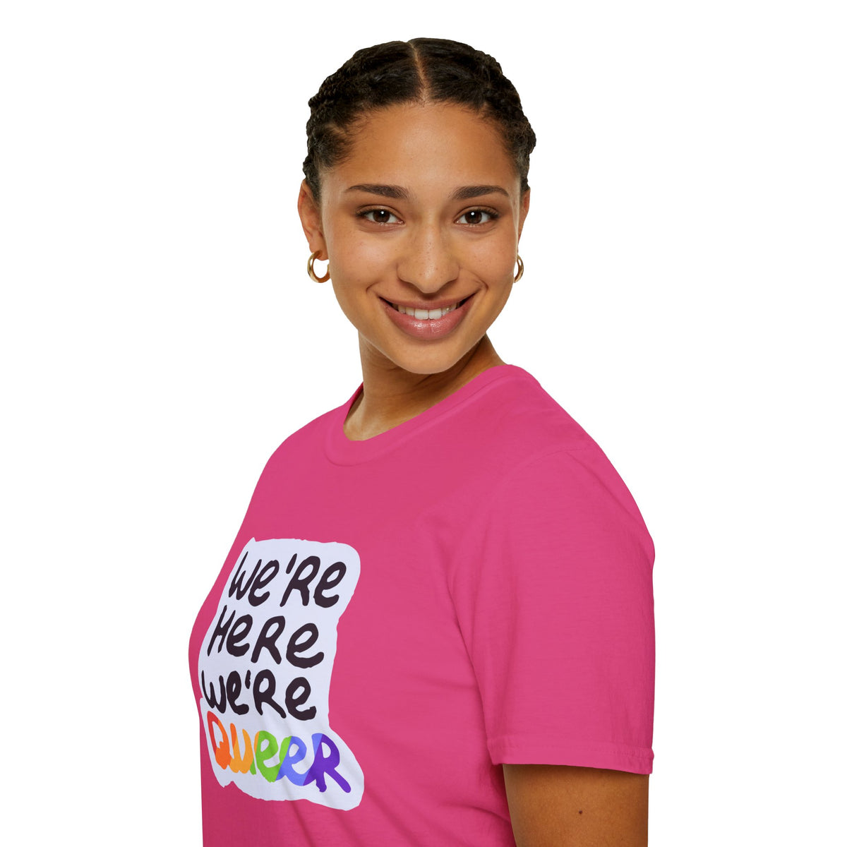 We’re Here We’re Queer Pride Tree Las Vegas T-Shirt