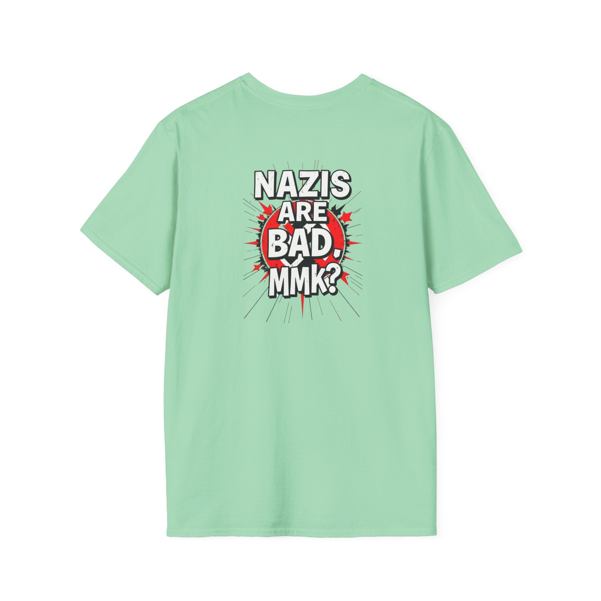 Unisex Softstyle T-Shirt: 'Our Grandparents Fought Fascists' Patriotic Tee