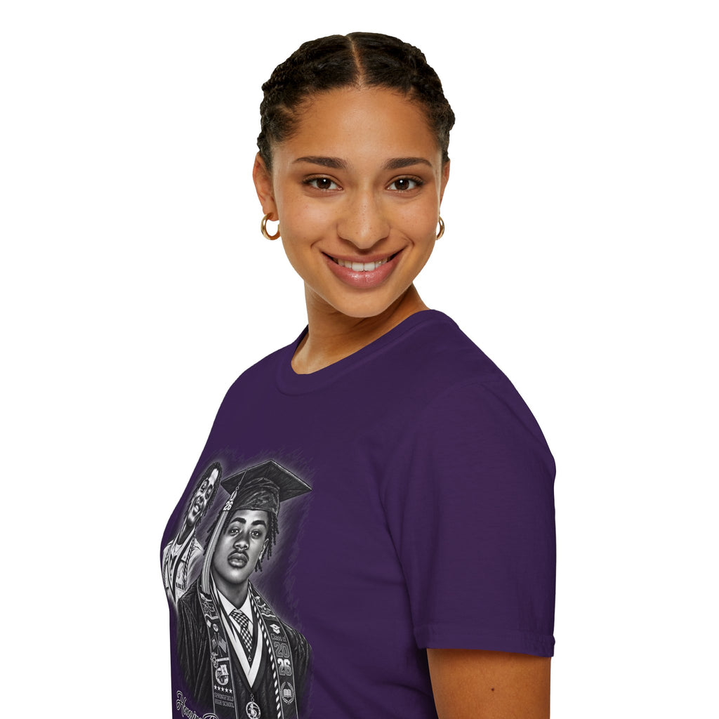 Double Portrait Front - In Memory of Pierre Damas Bel T-Shirt