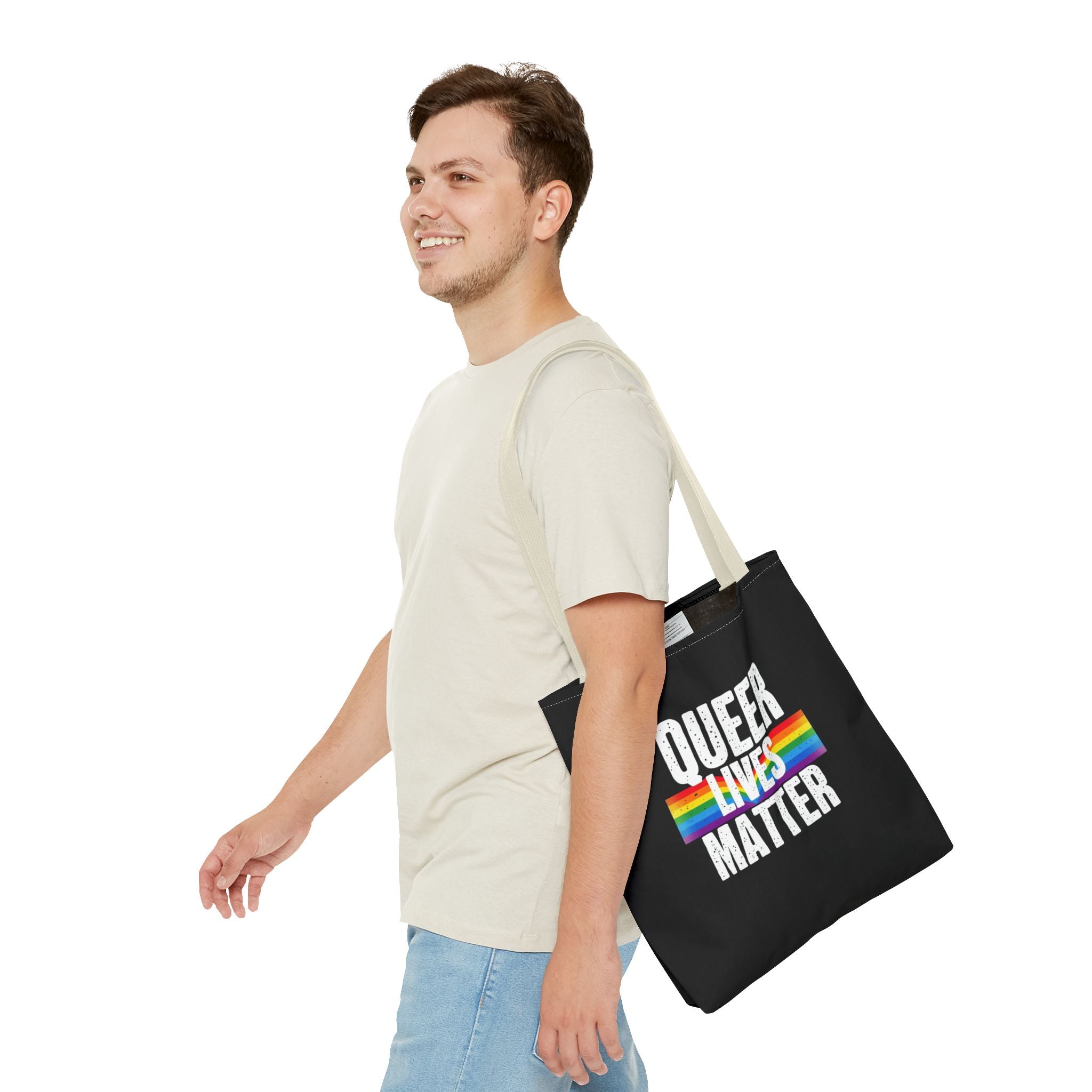 Queer Lives Matter Tote Bag