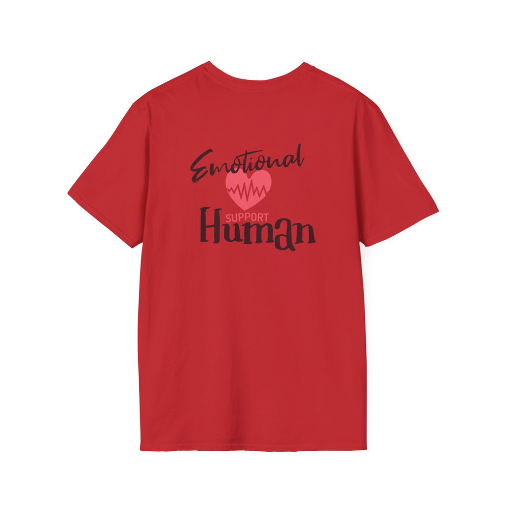 Emotional Support Human Free Hugs Unisex Softstyle T-Shirt