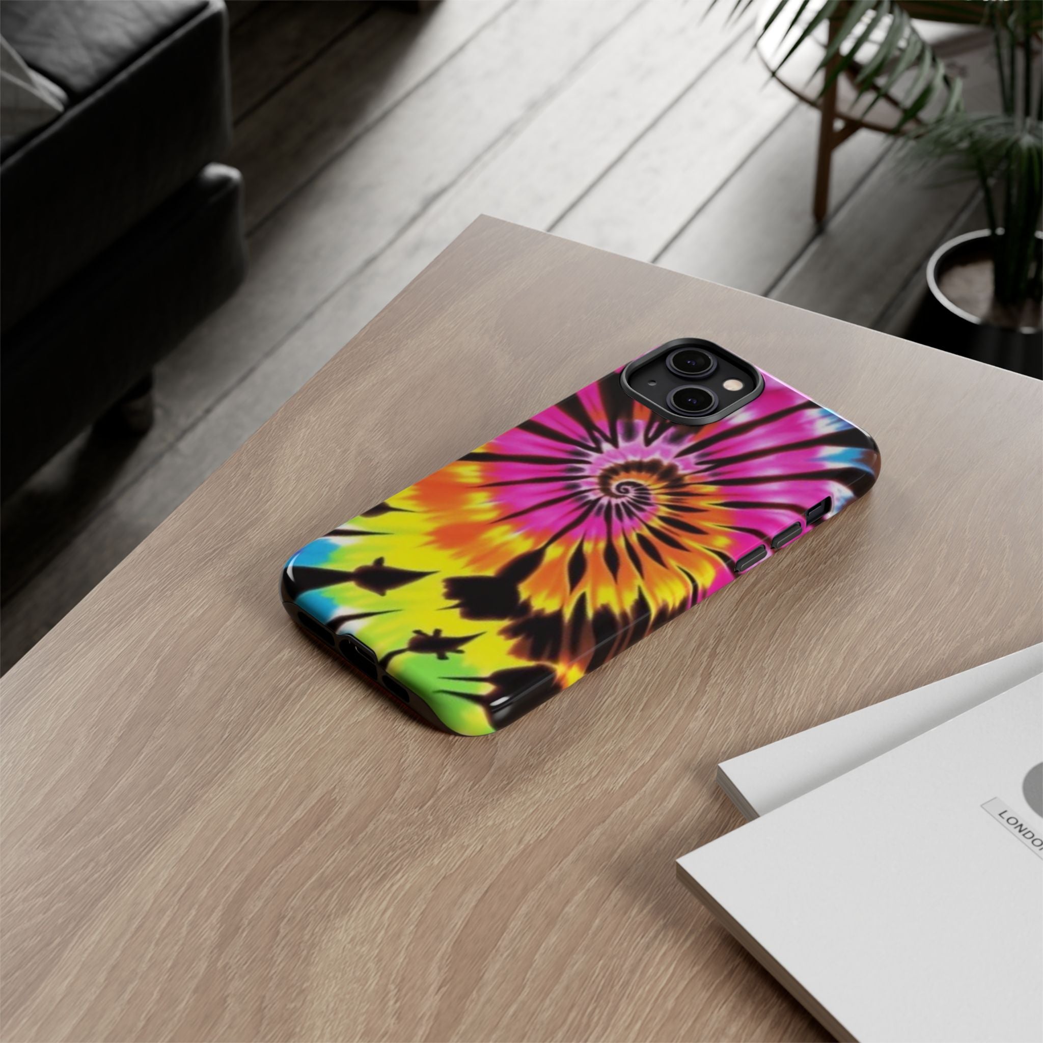 Tie-Dye Spiral Phone Case for iPhone