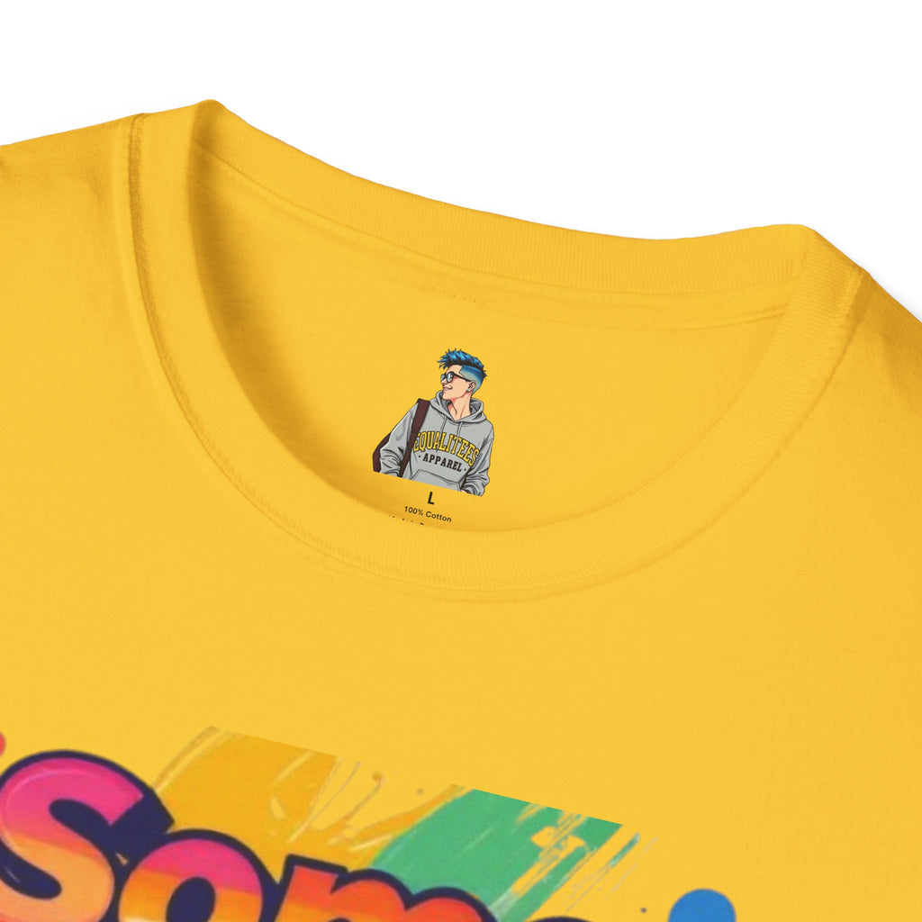 Some People Are Queer T-Shirt Rainbow Graphic