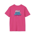Make Good Trouble Trans Colors Graphic Unisex T-Shirt - Bold Statement Tee for Activists & Dreamers