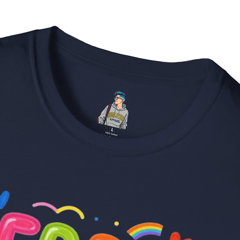 Free Parent Hugs T-Shirt — Colorful Affirming Pride