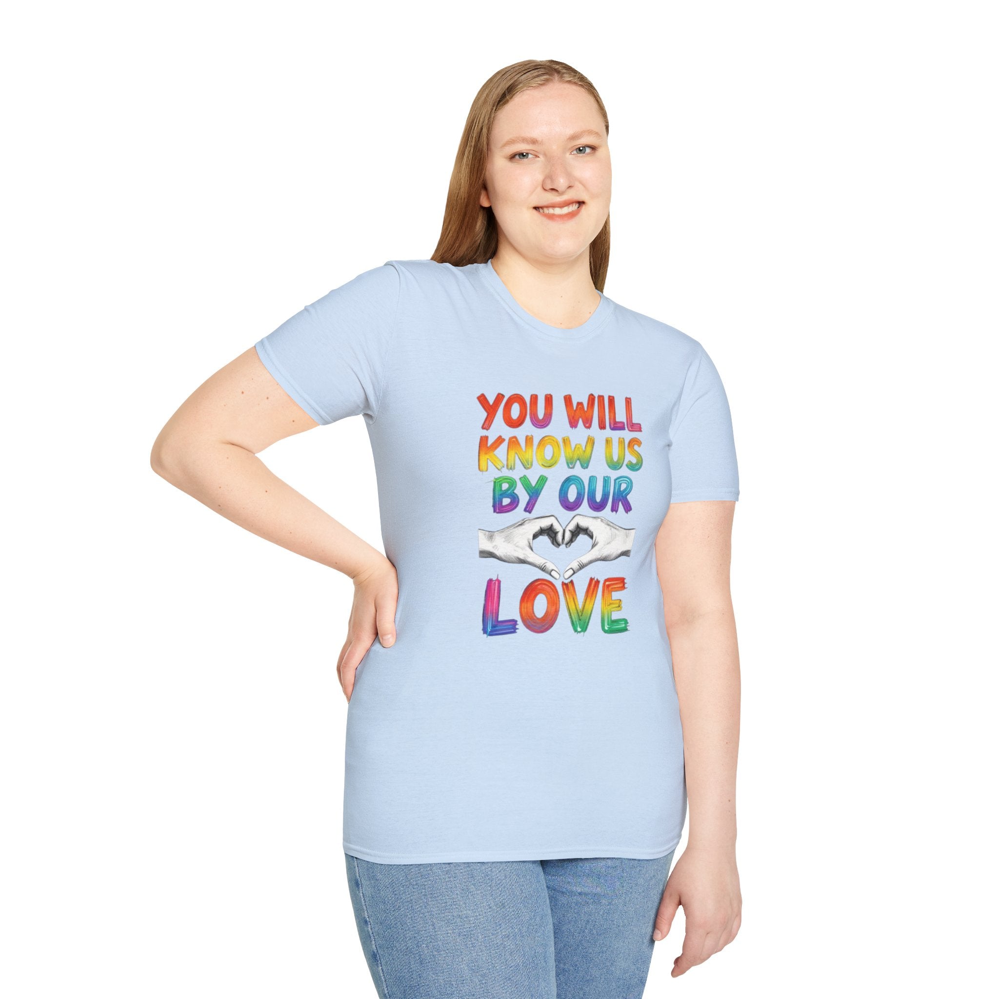 You Will Know Us By Our Love T-Shirt — Queer Inclusion Pride Tee