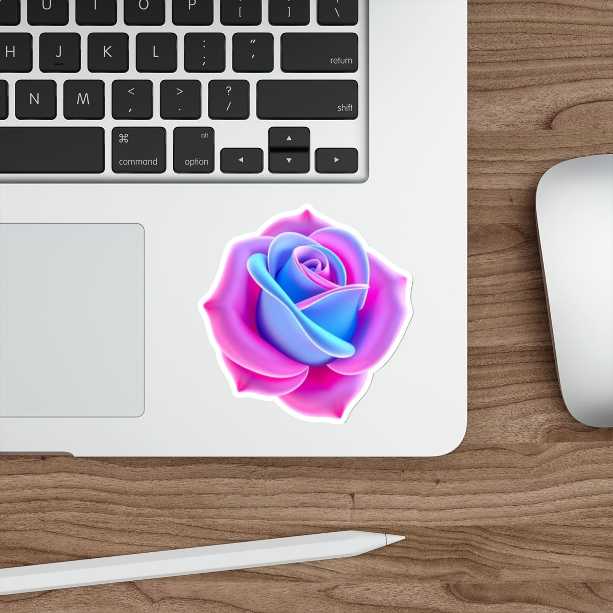 Die-Cut Stickers - Rose - Trans Colors