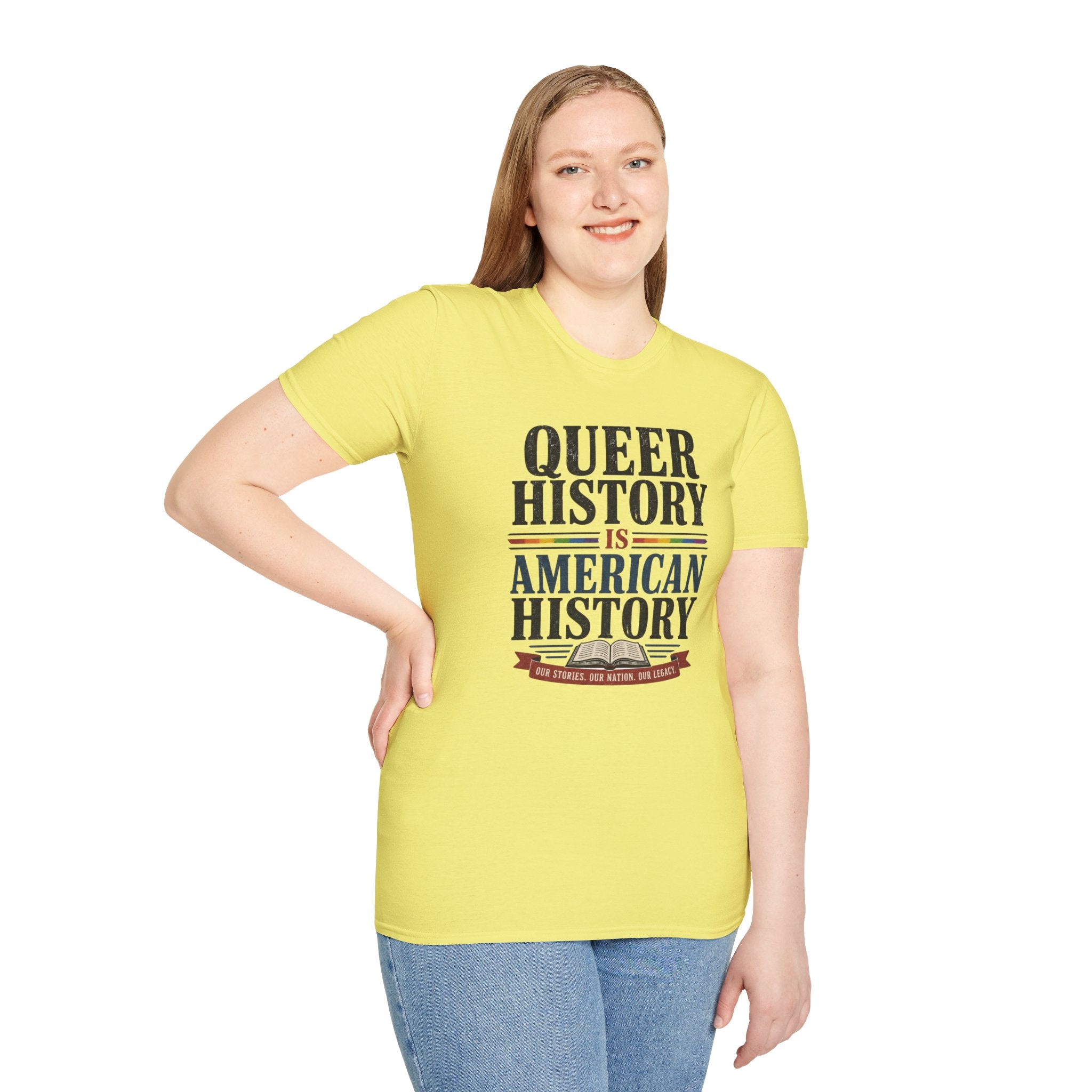 Queer History Is American — Graphic T-Shirt