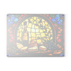 Stained Glass Wine and Cheese Cutting Board - Perfect For Entertaining