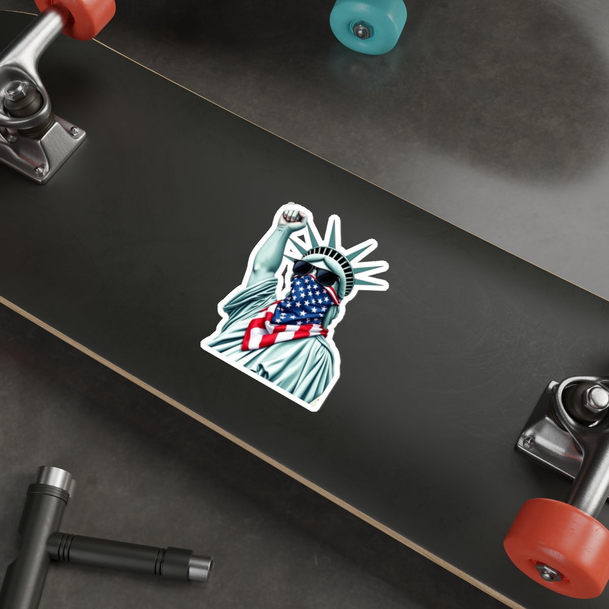 Die-Cut Stickers - #RESIST with Lady Liberty