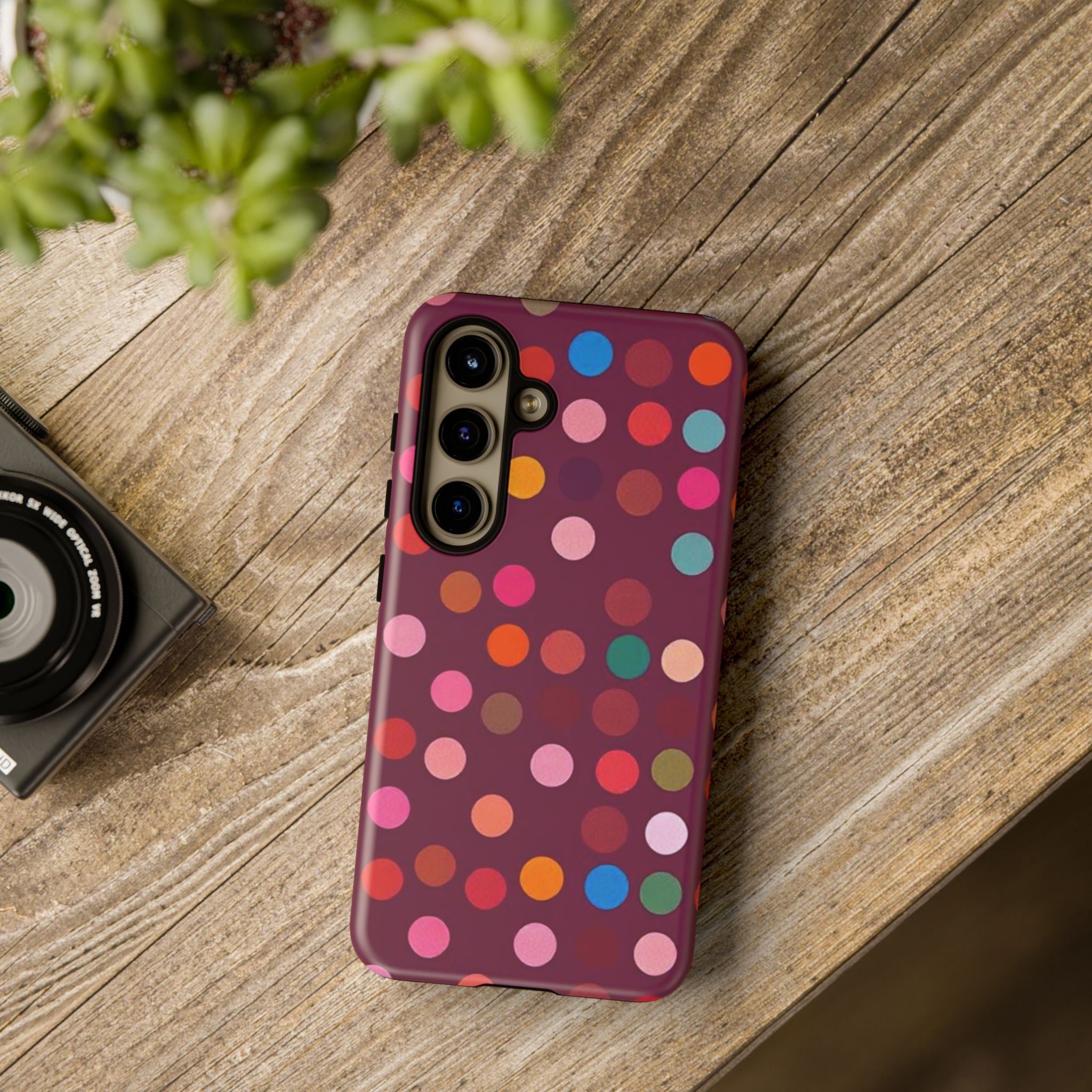 Polka-Dot Colorful Tough Case for Android