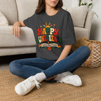 Juneteenth T-Shirt - "Happy Juneteenth" Retro Celebration Tee