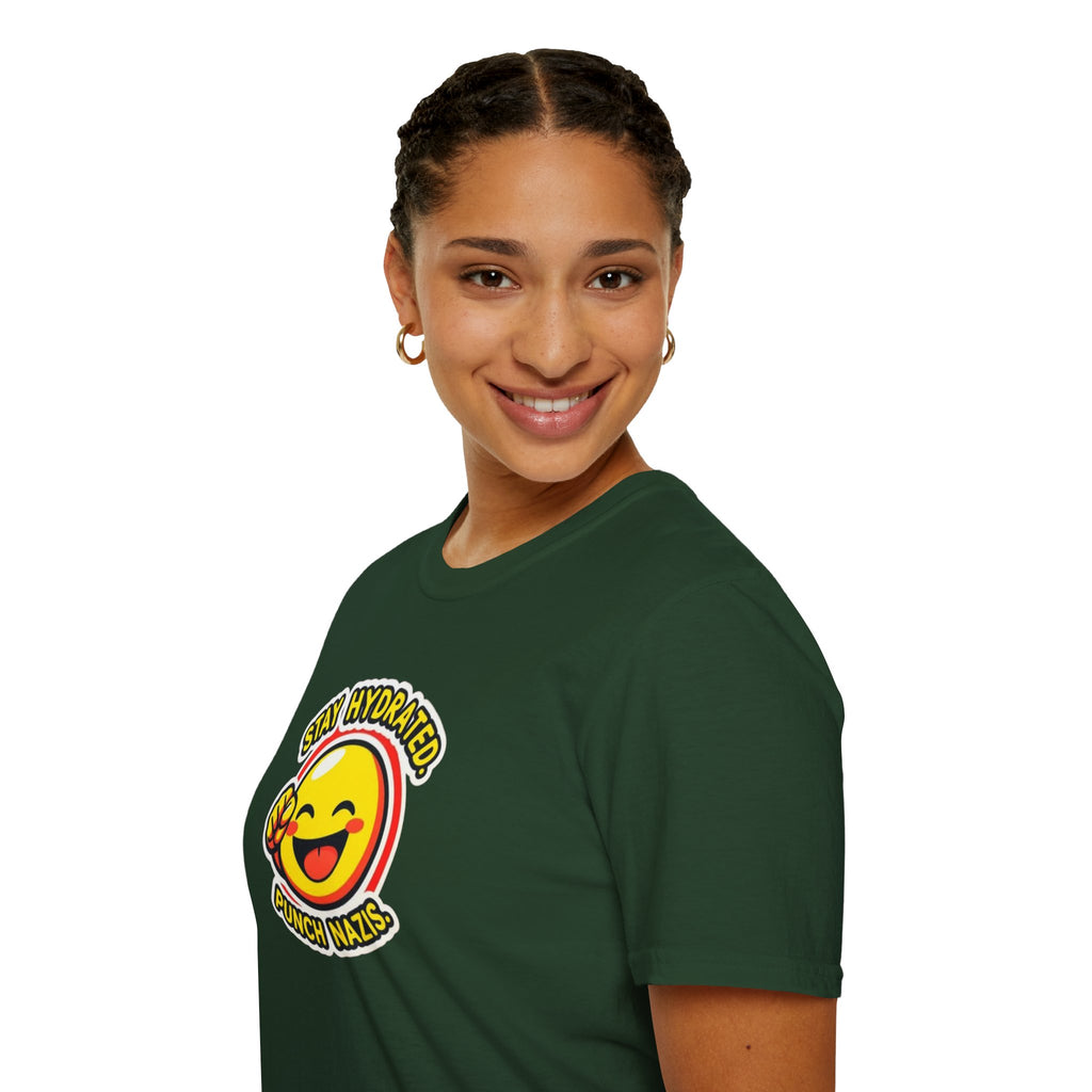 Stay Hydrated, Punch Nazis T-Shirt