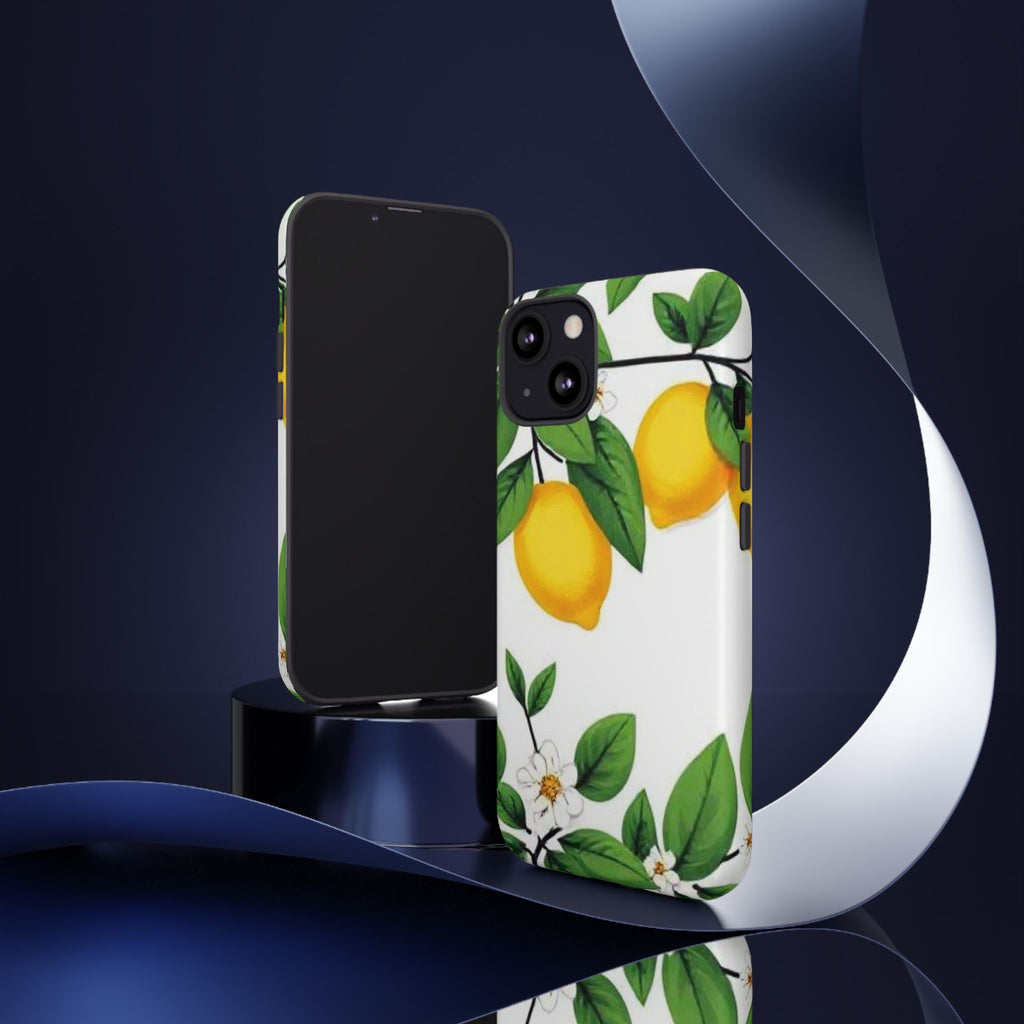 Lemon Blossom Tough Phone Case for iPhone